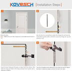 6 Pack Hinge Pin Door Stopper Oil Rubbed Bronze - Image 6