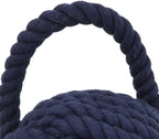 Blue Rope Knot Cotton Door Stop - Image 6