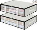 StorageRight Under Bed Storage Bins, Breathable Organizer by StorageRight