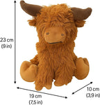 Highland Cow Door Stopper – Cute Weighted Animal Doorstop 2.2 lbs - Image 2