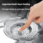 3 in 1 Kitchen Sink Drain Strainer, Universal Stainless Steel Kitchen Sink - Image 8