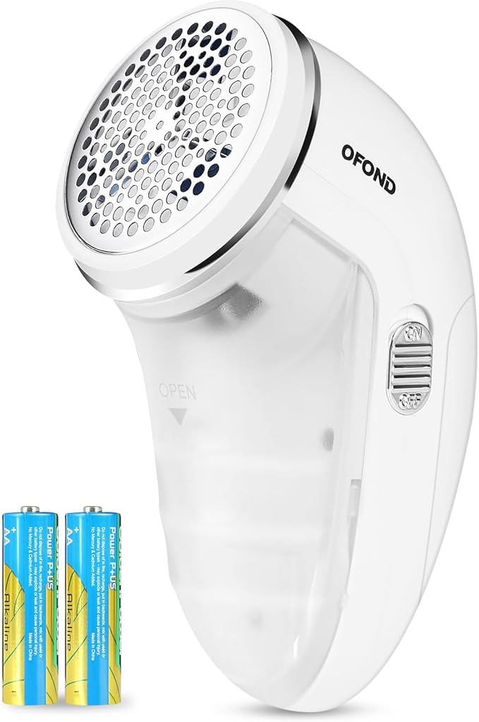 Fabric Shaver Lint Remover for Clothes, Electric Lint Shaver Battery Operated by OFOND