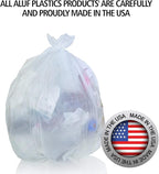 Aluf Plastics High Density Trash Bags, 10 Gallon, 6 Micron, - Image 6