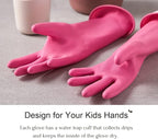Myungjin Kids Reusable Waterproof Rubber Gloves | Cooking, Dishwashing - Image 5