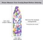 Sprowallow Colorful Egg Rabbit Ironing Board Cover and Pad 15x54 Inch Standard - Image 5