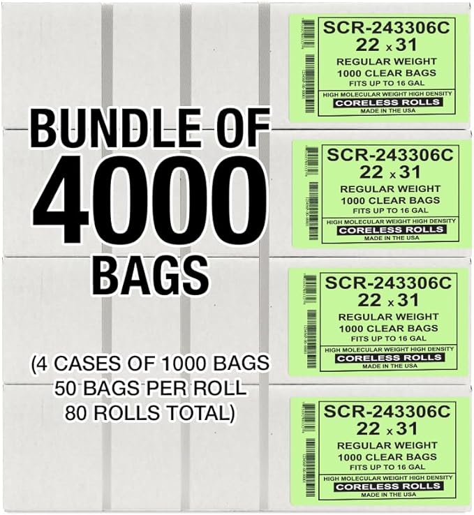 Aluf Plastics 12-16 Gallon Trash Bags - Image 7
