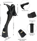 2 Packs Heavy Duty Kickdown Door Stopper, One Touch Adjustable Kickdown Door - Image 5