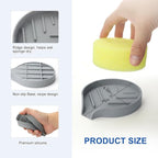 LANMU Silicone Smiley Face Sponge Holder - Image 3