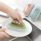 Kitchen Sponge Bathtub Pool Scrub Brush Strong Scouring Dish Washing Cleaning - Image 3