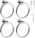 SetSail Towel Holder for Bathroom Wall 4 Packs Towel Ring Stainless Steel Heavy by SetSail