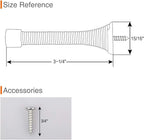18 Pack Spring Door Stopper Black- 3-1/4" Flexible Spring Door Stops - Image 3