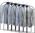 Clear Garment Bags for Hanging Clothes Travel Suit Bags for Closet Storage by HomeClean