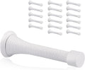 18 Pack Spring Door Stopper White by KOVOSCH