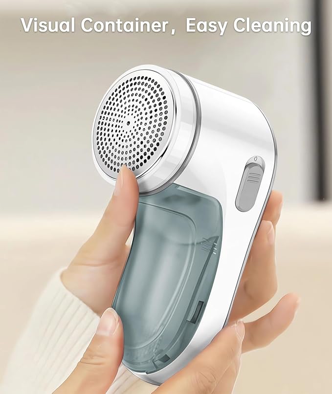 Rechargeable Fabric Shaver, Lint Remover, Electric Lint Shaver - Image 4