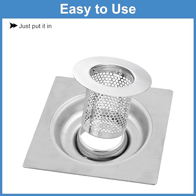 uxcell 4 Pack Shower Drain Strainer, Fit Hole Size from 1.5" to 2.6" - Image 5