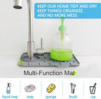 2 Pieces Kitchen Sink Splash Guard 8.3" Mini Sink Faucet Mat Faucet Handle Drip - Image 8