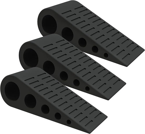 1.9 Inches Heavy Duty Door Stopper, 3 Pack Rubber Door Stop, Door Stoppers by Optish