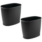 iDesign Slim Plastic Bathroom Trash Can, Small Garbage Bin by iDesign