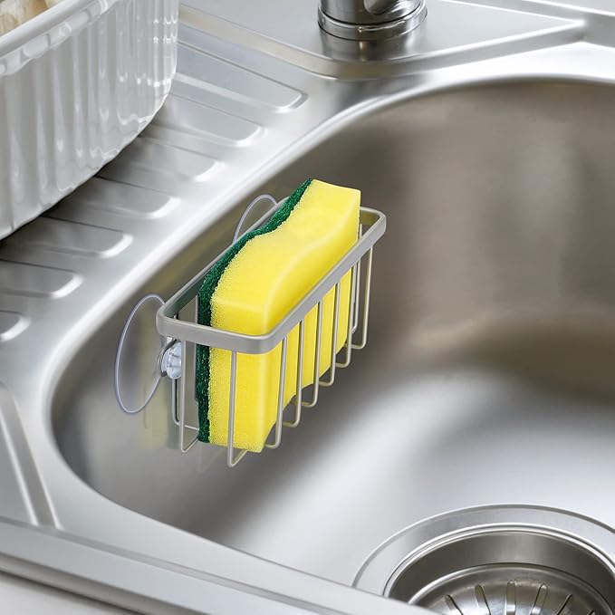 Sponge Holder for Kitchen Sink, Kitchen Sink Sponge Holder, Sink Caddy - Image 3
