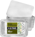 PARTY BARGAINS 4 lb Aluminum Pans by PARTYBARGAINS