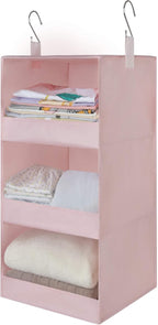 GRANNY SAYS 3-Shelf Hanging Closet Organizer, Collapsible Closet Hanging Shelves by GRANNYSAYS