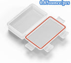 Heyiarbeit 2 x 18650 Battery Storage Case Holder Organizer Box Transparent 2Pcs - Image 5