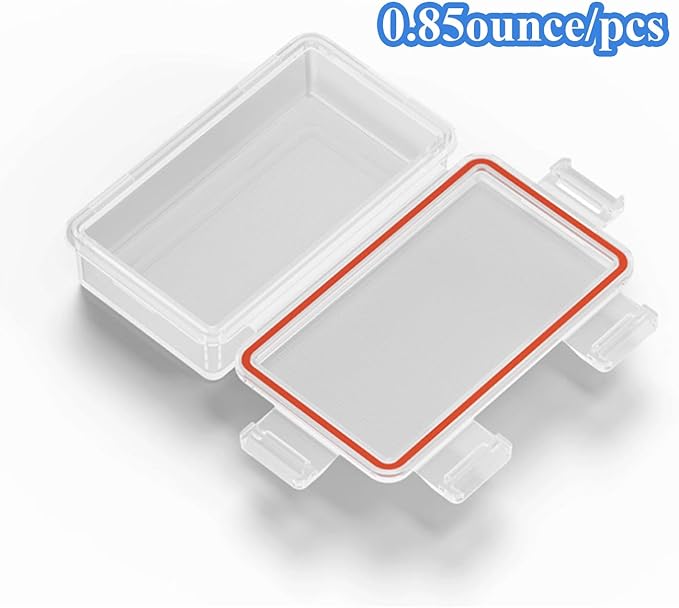 Heyiarbeit 2 x 18650 Battery Storage Case Holder Organizer Box Transparent 2Pcs - Image 5