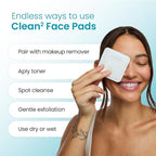 Clean Skin Club Clean² Blemish Control Face Pads – Extra Large Dual-Sided Face - Image 4