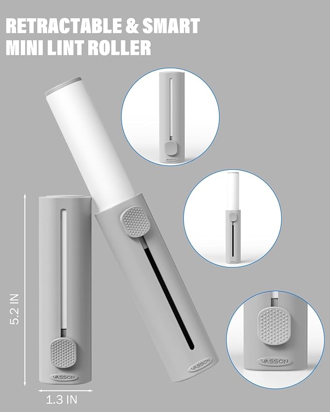 VASSON Mini Lint Roller for Pet Hair - Image 2