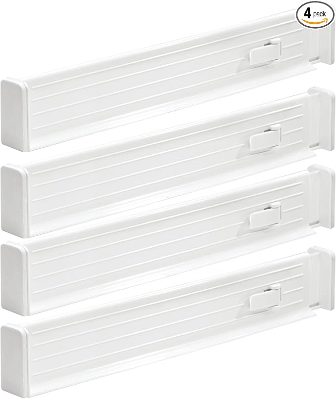 mDesign Expandable Dresser Drawer Divider by mDesign