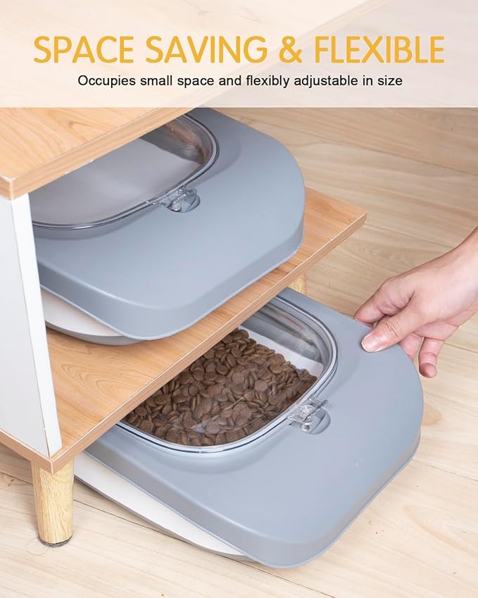 13 Lbs Dog Food Container, Collapsible Dog Food Storage Container - Image 4
