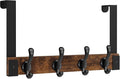 Homode Over The Door Hooks Heavy Duty, Wood Over Door Hanger Hook by Homode
