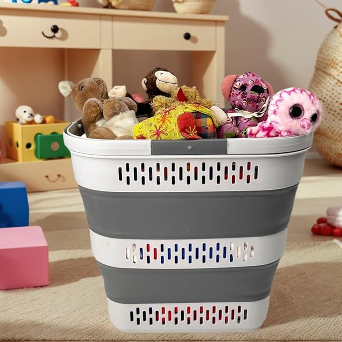 SAMMART 38L Collapsible Laundry Basket - Image 3