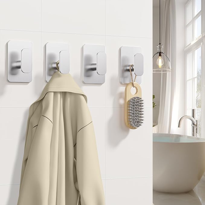 Heavy Duty Self Adhesive Hooks - 26lb Max - Image 3