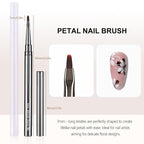 3Pcs Nail Art Brushes Set for Flower Petal Butterfly Drawing, 3D Gel Acrylic - Image 3
