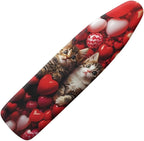 Hearts Cat Ironing Board Cover Heavy Duty Thick Padding Iron Board Covers by Pzuqiu