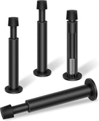 KOLAKO Black Door Stops, 4 Pack Door Stoppers by KOLAKO