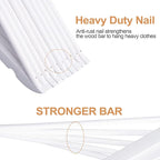 ELONG HOME Wooden Hangers 30 Pack, Wood Hangers - Image 4
