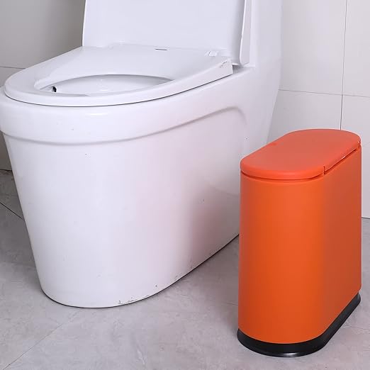Sooyee 10 Liter Rectangular Plastic Trash Can Wastebasket - Image 2