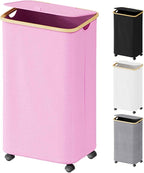 SUOCO Laundry Hamper on Wheels 100L, Clothes Basket by SUOCO