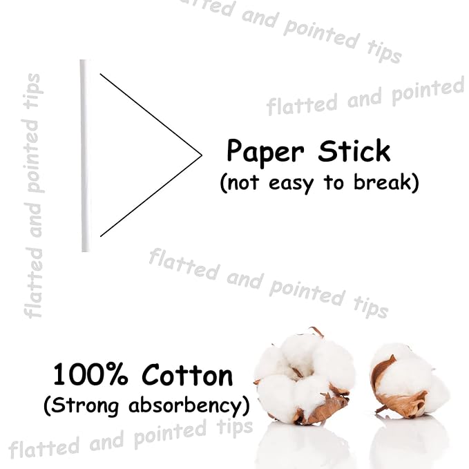 Precision Makeup Cotton Swabs, Double-Ended XL Cotton Buds - Image 5