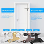 OBTANIM 8 Pack Hinge Pin Door Stopper Heavy Duty Metal Adjustable Door Stops - Image 6