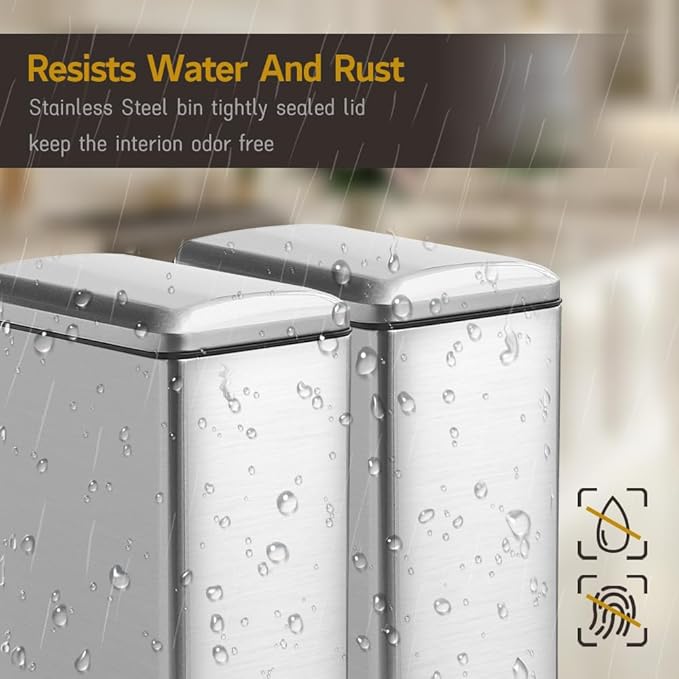 Bathroom Trash Can, 2.6 Gallon Trash Can - Image 9