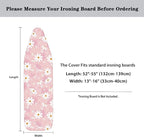Petal Pink Ironing Covers with Thick Padding and Elasticized Edge Ironing Board - Image 6
