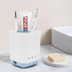 Toothbrush Holder for Bathroom, Plastic Detachable for Easy Cleaning - Image 2