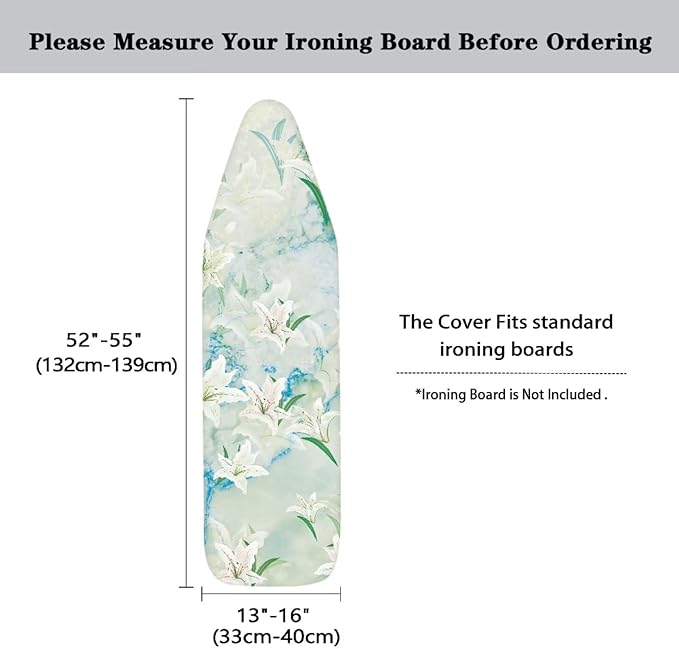 Home Ironing Board Cover, Heat Reflective and Anti-Burning, Sturdy and Durable - Image 6