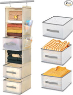 6-Tier Hanging Closet Organizer by BIEBOS