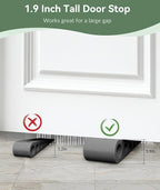 1.9 Inches Heavy Duty Door Stopper, 3 Pack Rubber Door Stop, Door Stoppers - Image 3