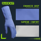 Rubber Kitchen Cleaning Gloves, Reusable Dishwashing Gloves, - Image 3