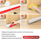 Suptikes 2 Pack Door Draft Stopper，Door Sweep - Image 7